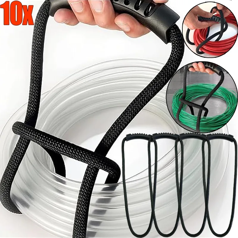 สายรัดเก็บสายไฟ 10/1 ชิ้น สายรัดท่อระบายน้ำแบบหนา สายรัดไนลอนสำหรับจัดเก็บสายไฟ สายต่อพ่วง สำหรับสายยางรดน้ำในสวน