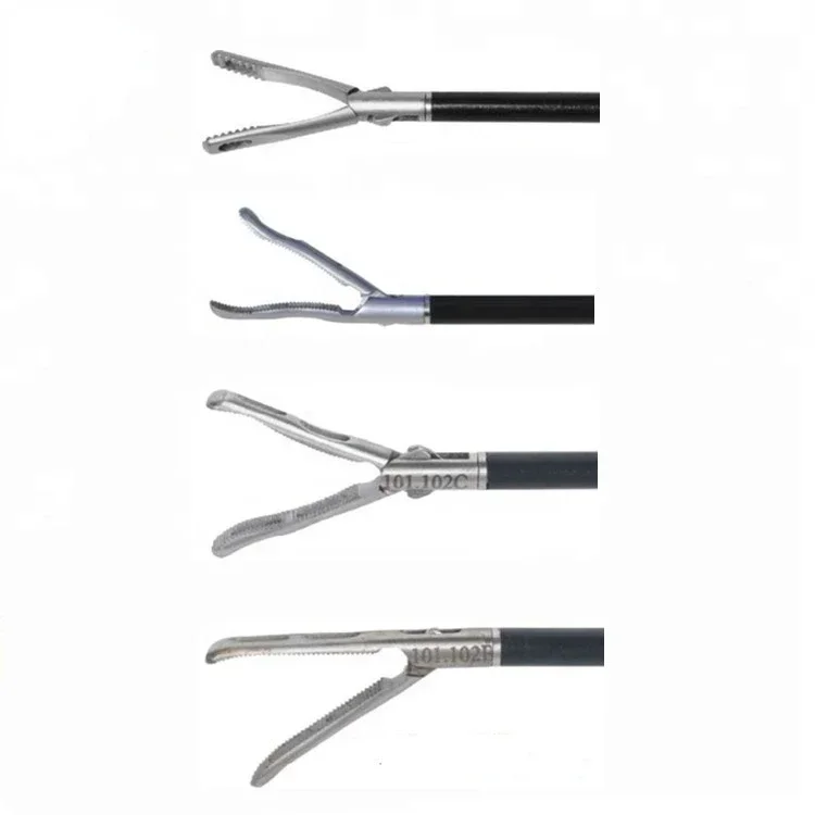 Reusable Abdominal Surgery 5mm Medical Laparoscopic stomach grasping Forceps