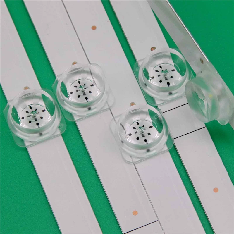 8Pcs TV LED Array Bars For DEXP U55E9000H Backlight Strip CRH-BX55V1U513030T04128CL-REV1.1 Kits Bands For HISENSE H55B7100UK