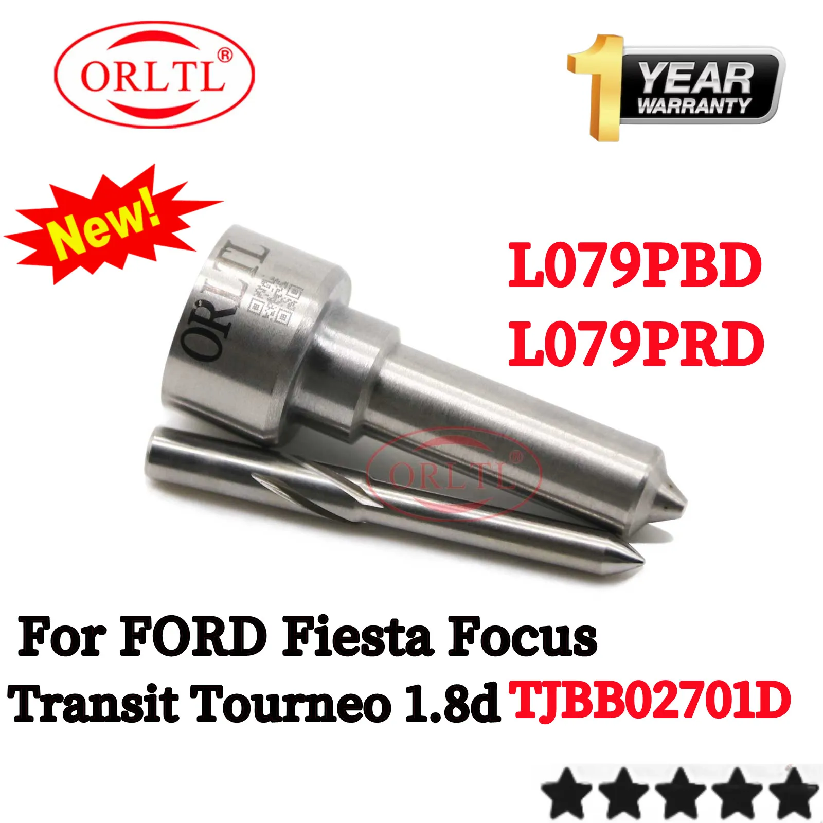 

ORLTL L079PBD новая дизельная форсунка L 079PRD L079PRD для FORD Fiesta Focus Transit Tourneo 1.8d TJBB02701D