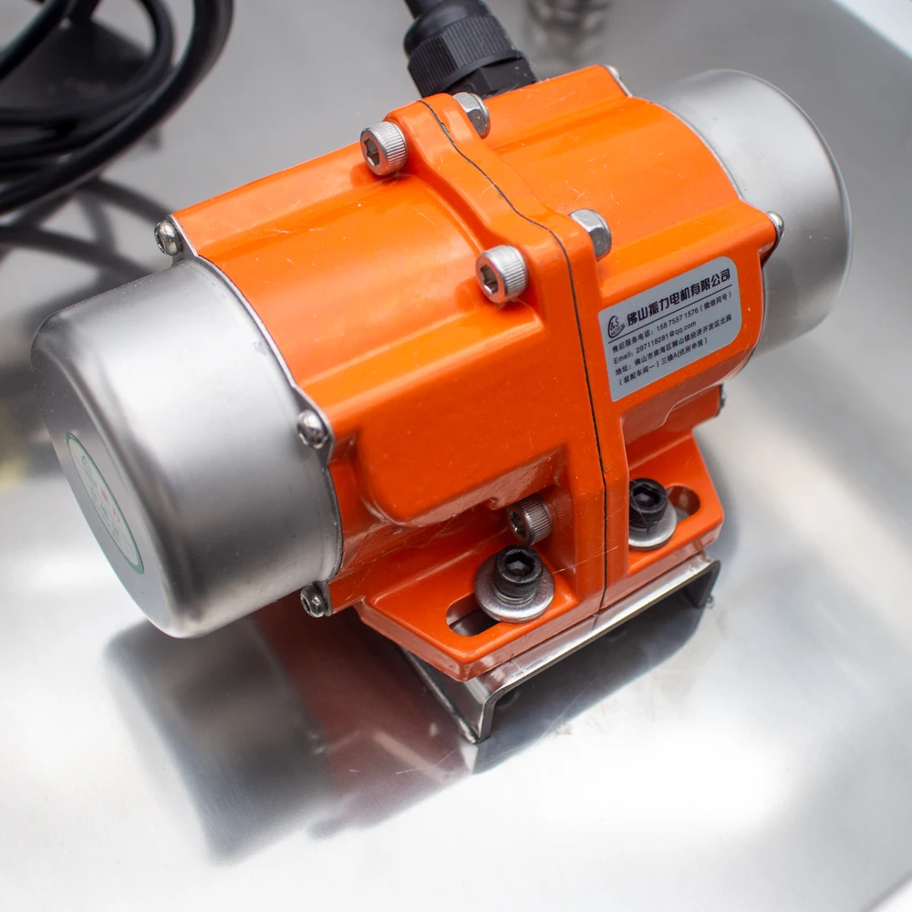 50X50ซม.คอนกรีตสั่นตารางการสั่นสะเทือน Test Bench Test บล็อกการสั่นสะเทือนแพลตฟอร์มสแตนเลสมินิสั่นสะเทือนตาราง