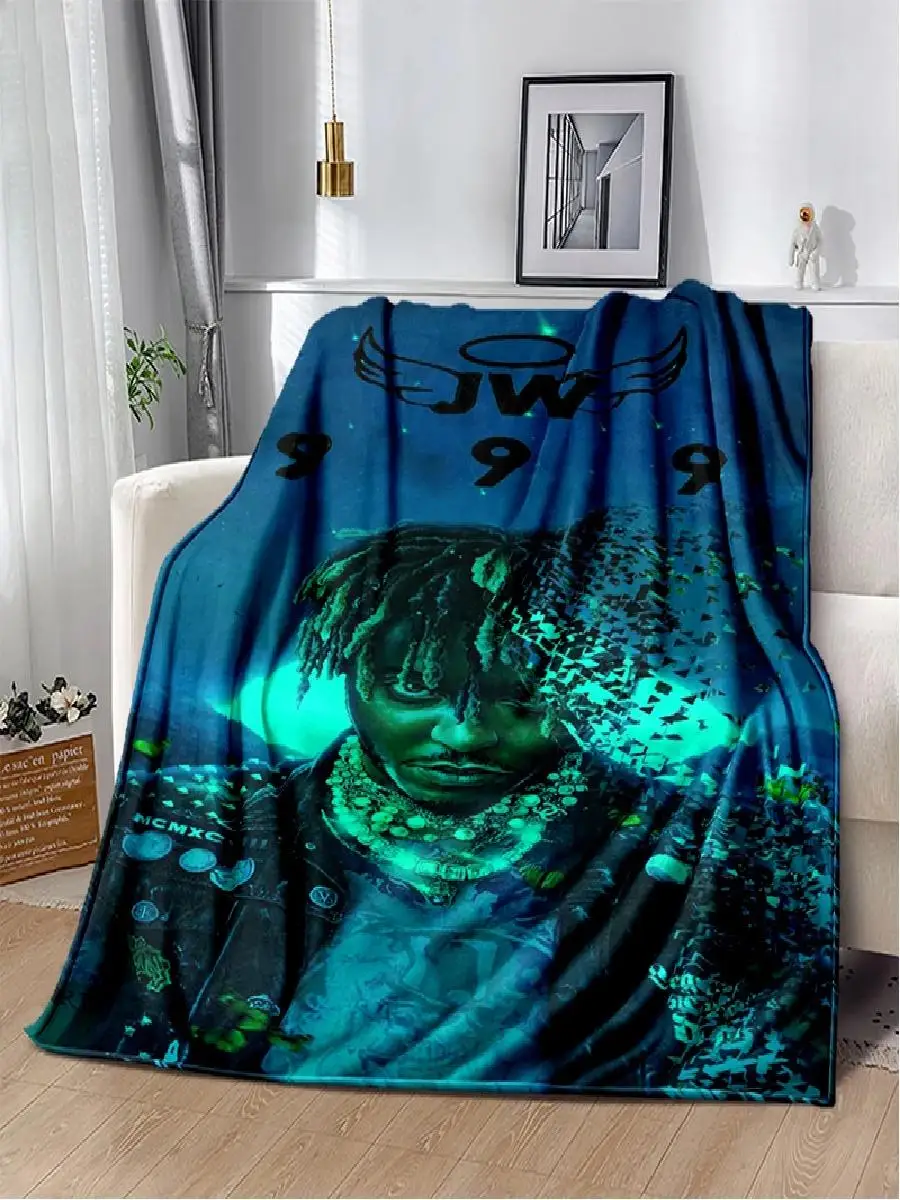 Juice WRLD  Legend Rapper Album D Print Throw Blanket Soft Cozy for Home Bedroom Bed Sofa Travel Picnic Cover Gift