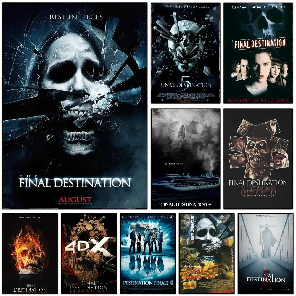 Macabre T-The Final Destination Movie Poster Modern Home Decoration Interior Design & Contemporary Wall Art Collection