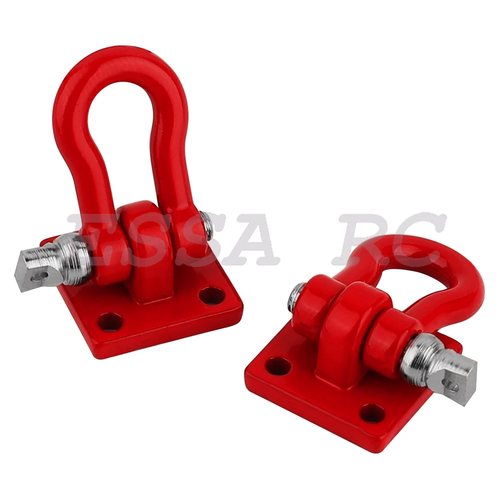 1/10 RC Trailer Tow Hook โลหะอุปกรณ์เสริมอัพเกรดสําหรับ 1:10 RC Crawler รถ Axial SCX10 90046 AXI03007 Capra อะไหล่อัพเกรด