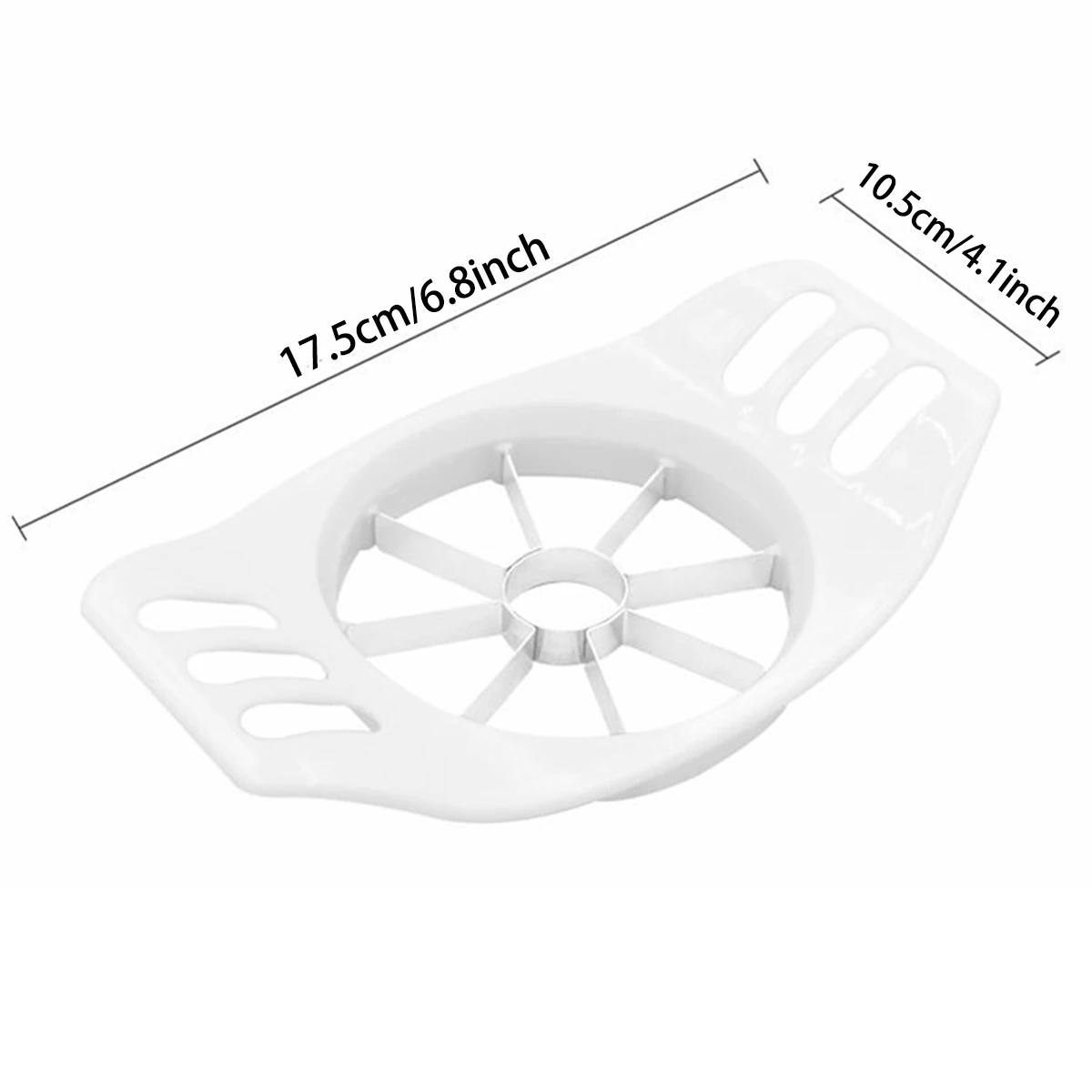 Apple corer, food-grade stainless steel blade, sturdy and ergonomically designed handle, easy to use, sharp and durable - view 6