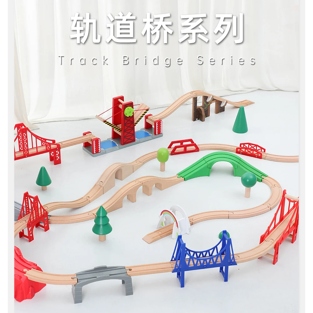 Edwone Electric Rail Tmas Der Zug Spielzeug General Track Szene Teile Track Bridge Serie Pädagogisches Junge/Kinder Spielzeug S29