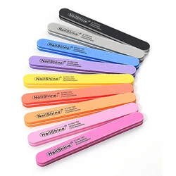 50pcs/lot Sponge Emery Board Professional Nail Files 100 180 Nail Art Tools Set Sanding Sandpaper Nail Buffing Manicure Pedicure