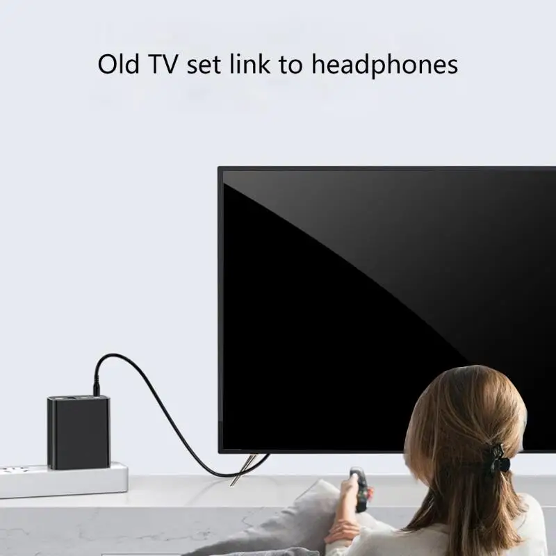 C90F 호환 5.0 오디오 송신기 수신기 수신기 Double USB Auxes Mode Auto Reconnects PC 홈 시어터