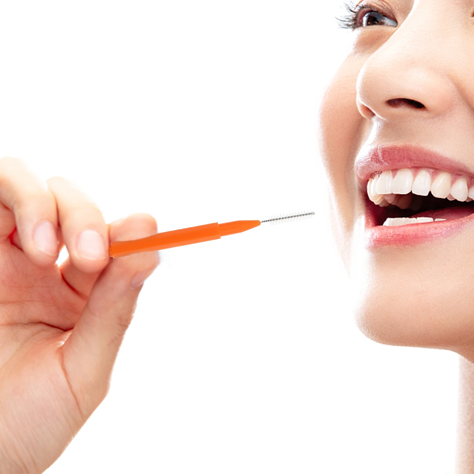 

30 Pcs Interdental Brush Set Tooth Portable Oral Care Floss Picks Stainless Steel Wire Blue Fits