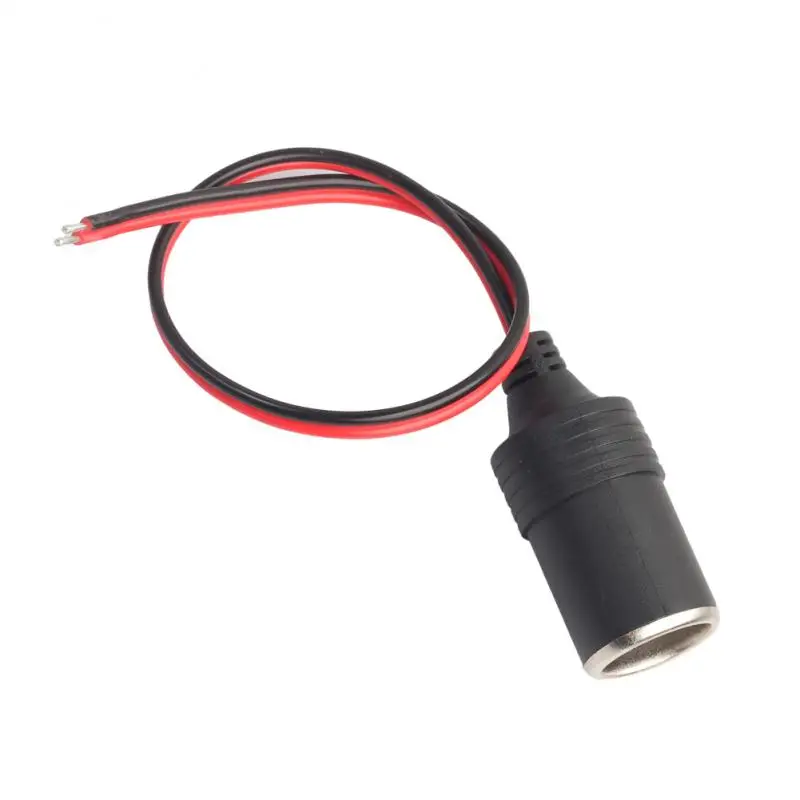 New 12V 18A Max120W Female Car Cigarette Lighter Charger Cable Female Socket Plug Connector Adapter Universal 1pc