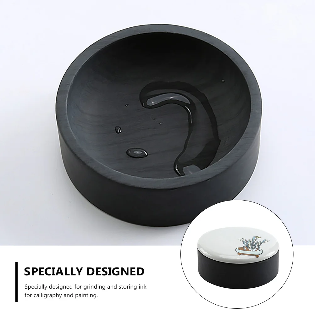

1Pcs Premium Stone Ink Grinding Stone for Beginners Lightweight Easy to Carry Calligraphy Painting Tool Traditional Inkslab