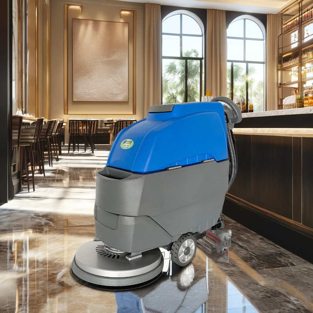 Commercial Single Disc Floor Washing Machine Electric Automatic Hospital Hotel Floor Scrubber