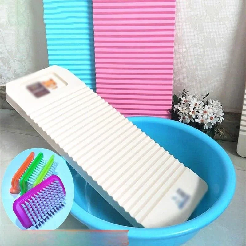 

Новая утолщенная пластиковая доска для ручной стирки носков и одежды, для домашнего использования, для отбивания ткани, инструмент для стирки.