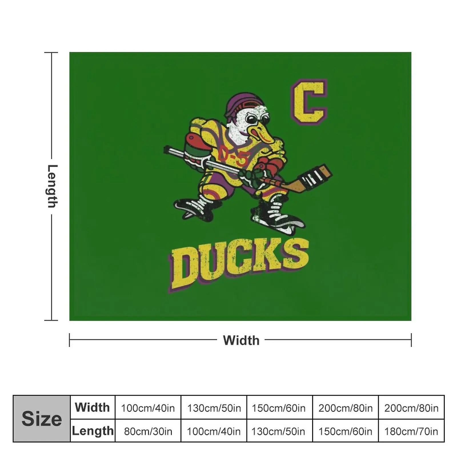 Ducks Captain Jersey Throw Blanket Stuffeds for babies Beach Camping Blankets