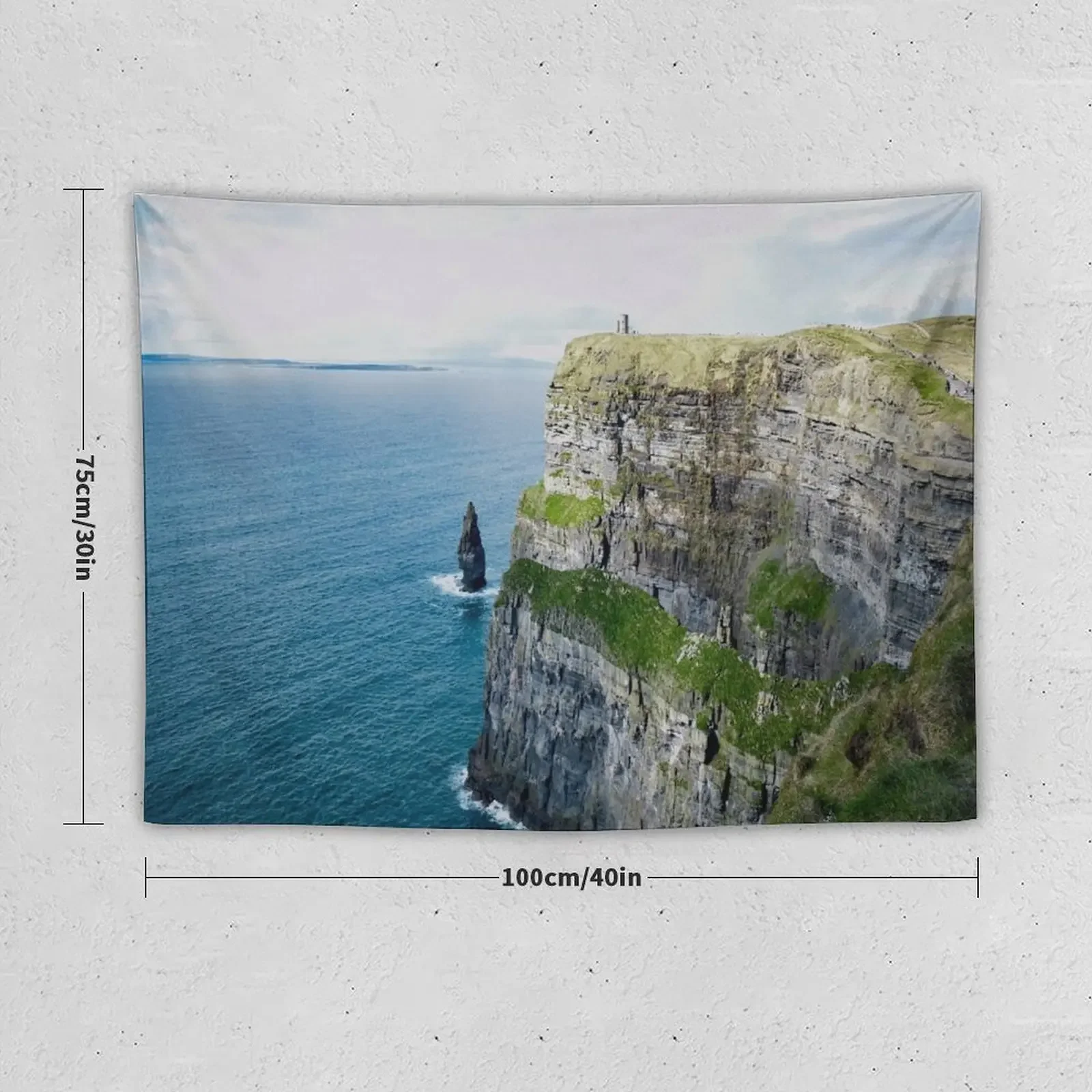 Cliffs of Moher Tapestry Aesthetic Decoration Room Decorations Aesthetic Tapestry