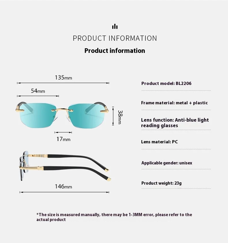 +100~+ 400 Deep Green Sunglasses Reading Glasses Presbyopia Sun Glasses Men Women Enlarge Reader Spectacles Outdoor Fishing