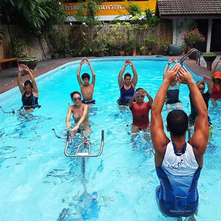 สระว่ายน้ำใต้น้ำสแตนเลสเล่นน้ำอุปกรณ์ออกกำลังกาย aquabike