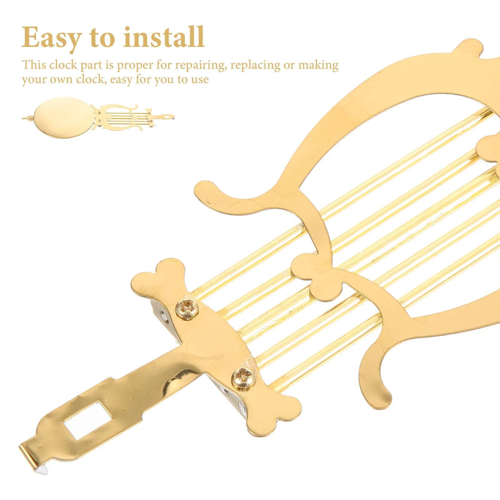 

Clock Pendulum Replacement Metal Wall Clock Movement Part Modern Style Diy Repair Mechanism Component For Home Decor