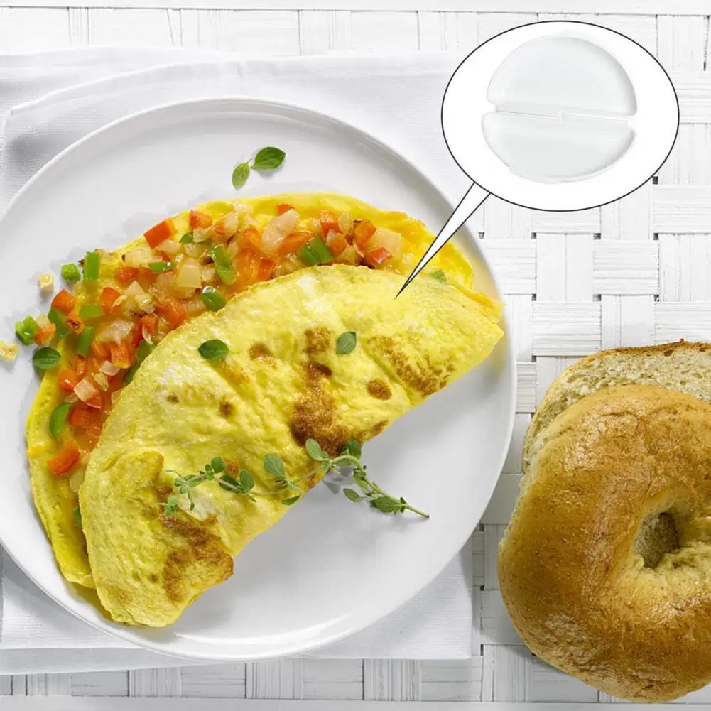 Microwave Egg Poacher 2pcs Egg Poacher Set Non-stick Microwave Omelet Pan Bpa-free Breakfast Cooker for Quick Easy Egg for Dorm