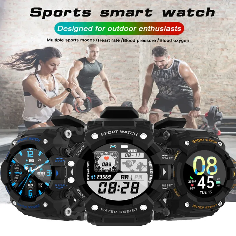 

LC11 Three-proof Outdoor Sports Smart Watch Heart Rate Blood Pressure Blood Oxygen Diving Waterproof Anti-falling For Men