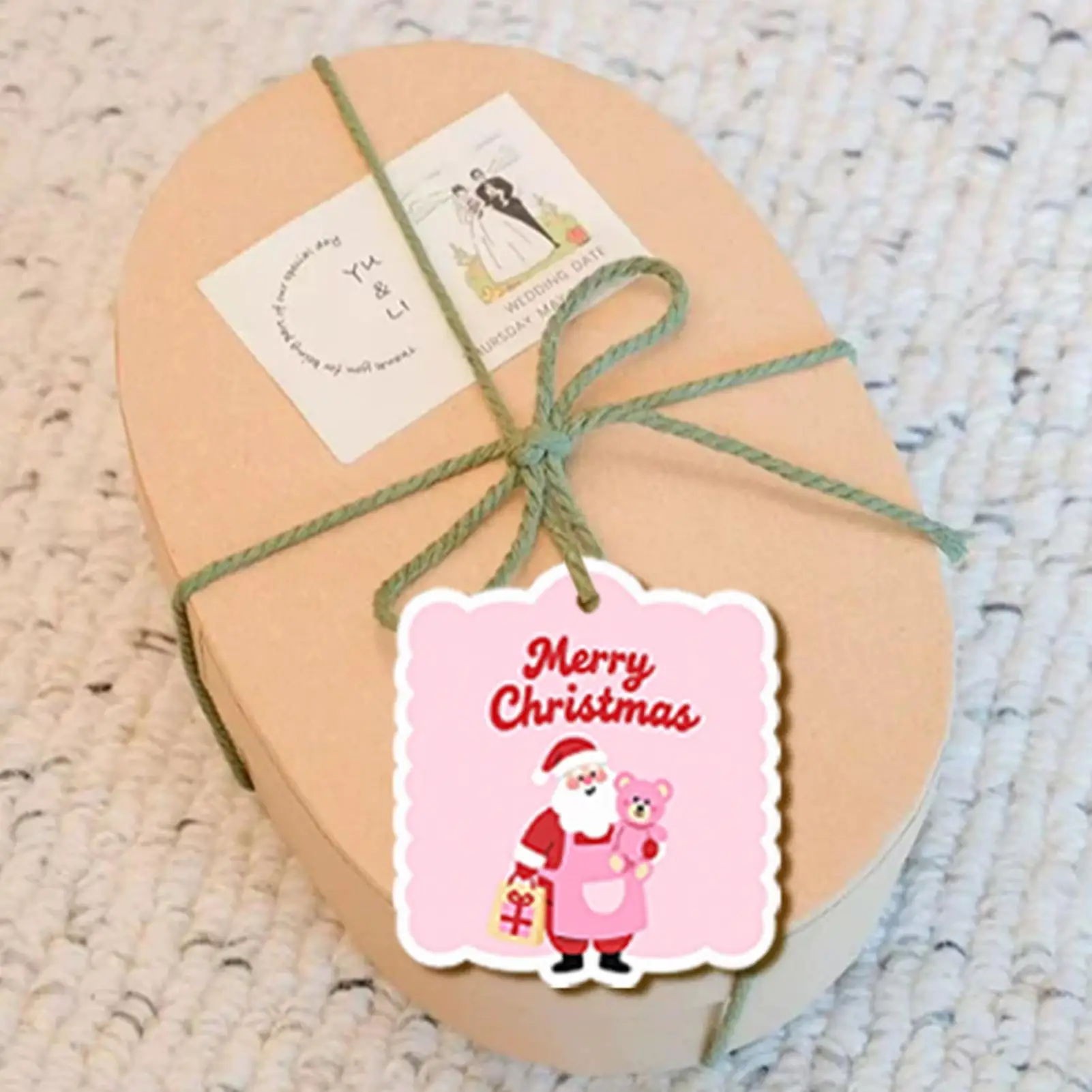 Christmas Tags With String 30 Pieces Card Decorations Wood Christmas Tags With String And Holes For Holiday Crafting Birthday