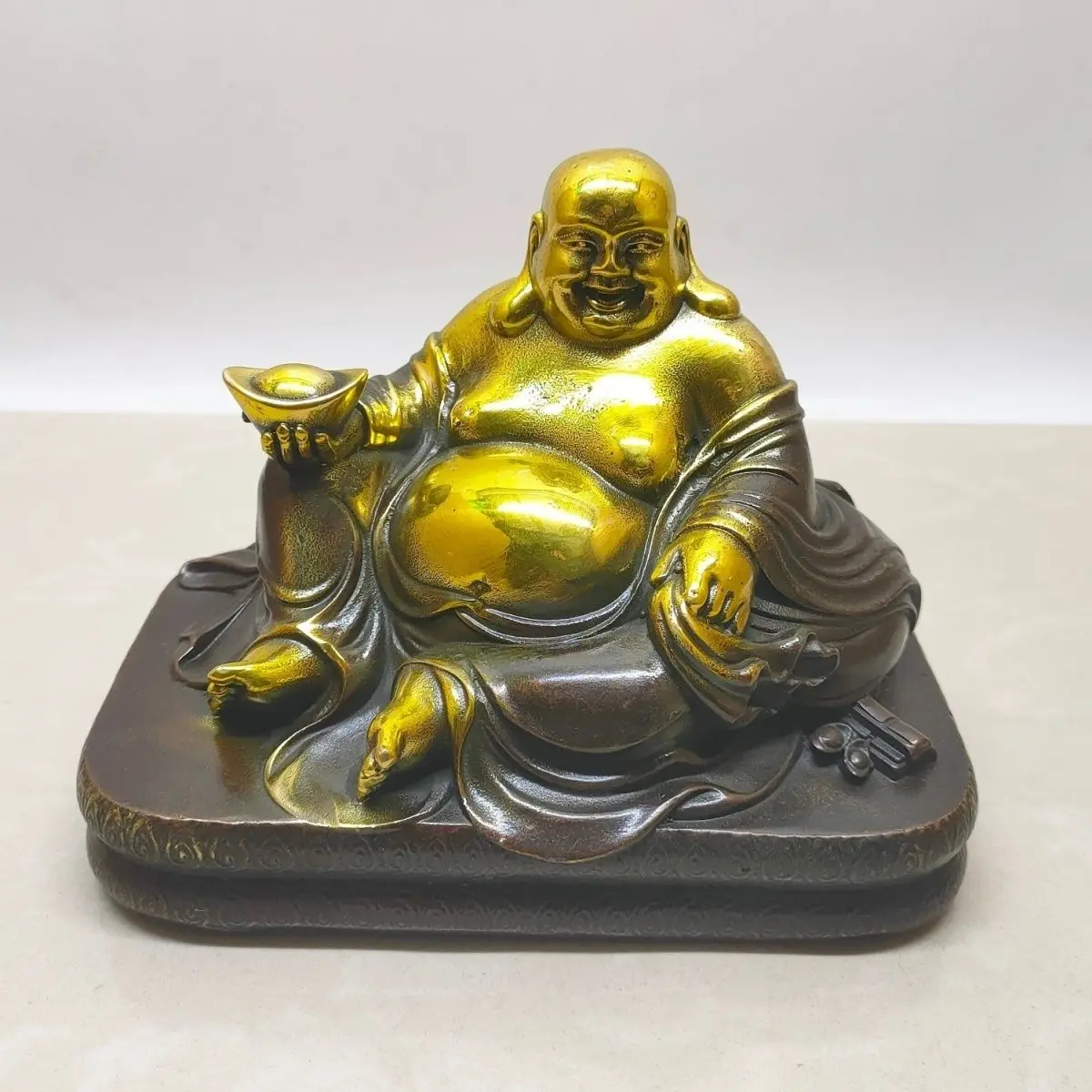 Yuanbao maitreya buddha big belly laughing buddha Statue Sculpture Figurines Home Garden Decoration Statues For House