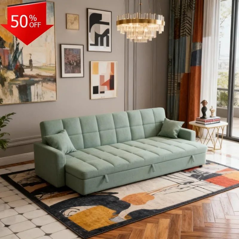 

Convertible Sofa Seating Room Living Room Furniture Lazy Sofa Chair Couch Sofas Bed Liquidation Divano Letto Home Corner Lounge