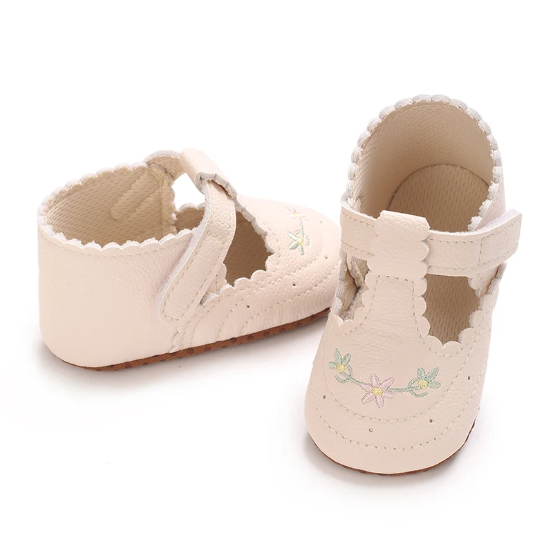 0-18M Baby Mädchen Prinzessin Schuhe Niedlich Gedruckt Weichen Stoff Unten Anti-rutsch Frühling und Herbst Prinzessin Schuhe erste Schritt Schuhe – Detail 8