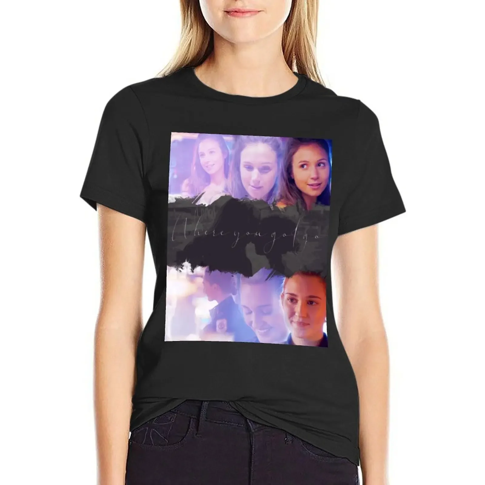 

WayHaught T-Shirt vintage cute tops customizeds quick-drying Summer Women's clothing