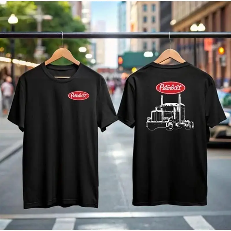 Peterbilt Truck Trucker Logo Black T Shirt Meaningful S For Dad