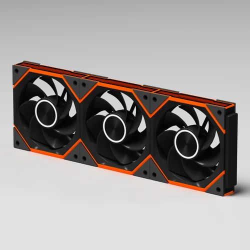 Imagen 2 del producto Nollie FAN GC120 ARGB Ventilador de refrigeración Modular Empalme apilable PWM Ventiladores RGB silenciosos de 120 mm