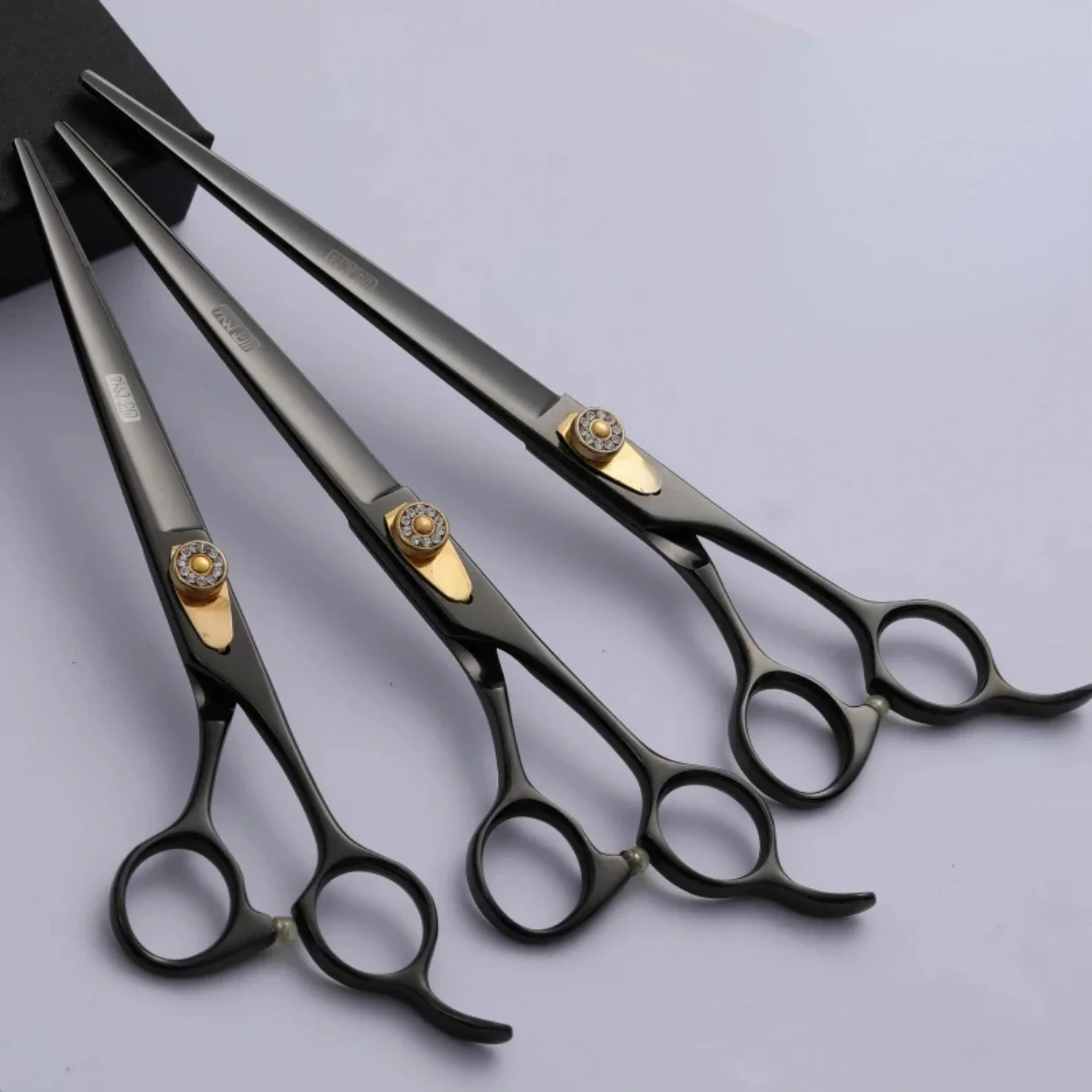 Premium Precision Stainless Steel Trimming Shears, Effortlessly Achieving Salon-Quality Haircuts - Ideal for All Hair Texture Ty