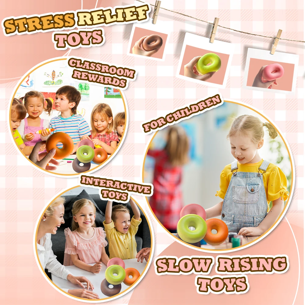 Matut Squishies Party Supplies, Slow Rising Squishy Toy, Squeeze Ball for Kids, Stremwished Instituts for Decorations