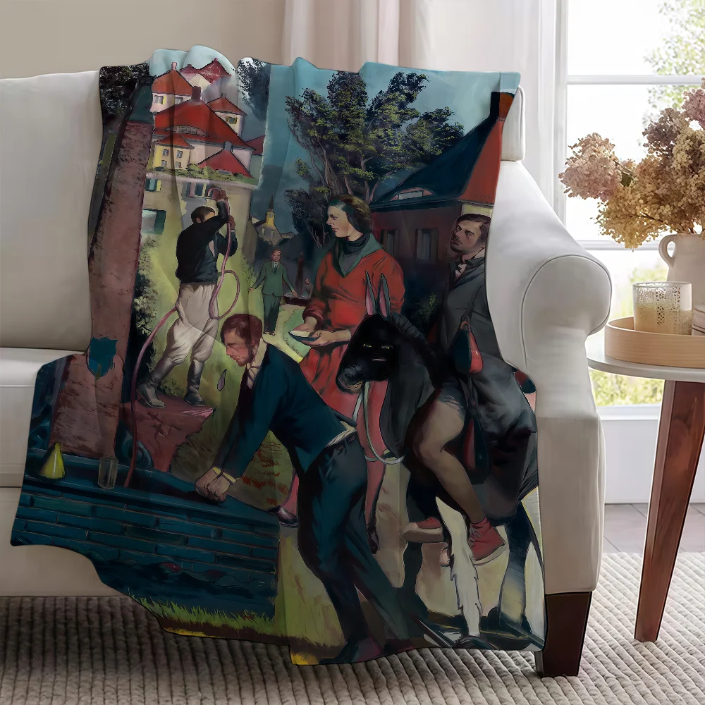 Artwork Blanket Throw Super R-Rauch Cosy Plush Living Room N-Neo Sofa Couch Childish Birthday Gifts