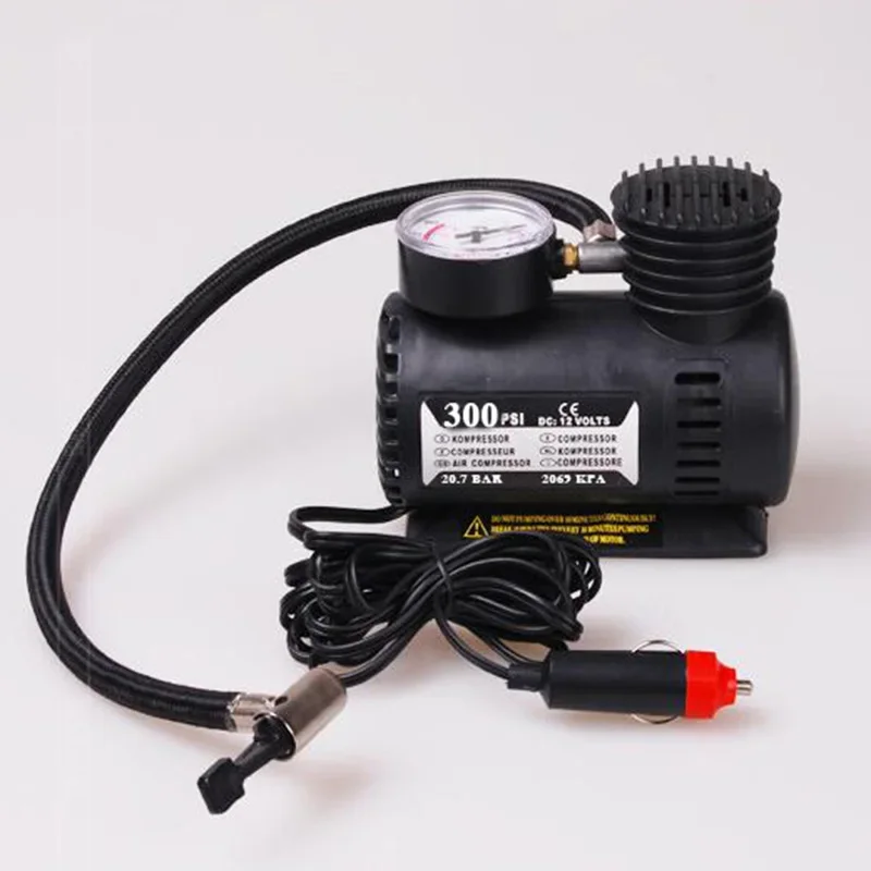 12V Auto Electric Air Pump 300Psi Air Compressor Tire Mini Car Tire Inflator Auto Repair Accessories for Inflator High Quality