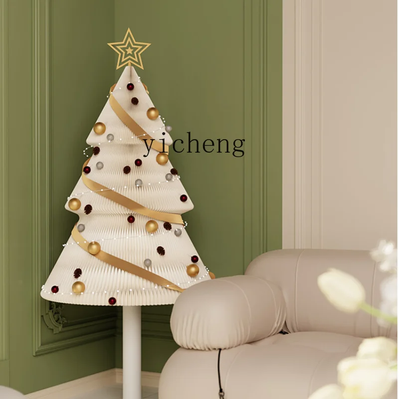 ZC Large Christmas Tree Living Room Floor Stand Decoration Shopping Window Decoration New Year Christmas Festival Ornament