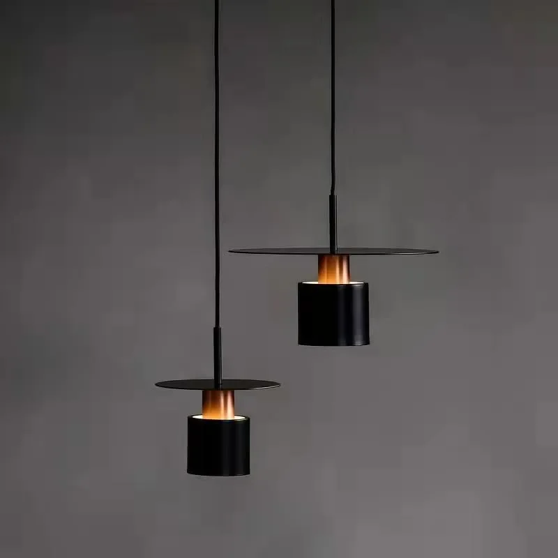 Modern and minimalist bedroom bedside small chandelier Denmark Nordic creative corridor study restaurant bar small chandelier