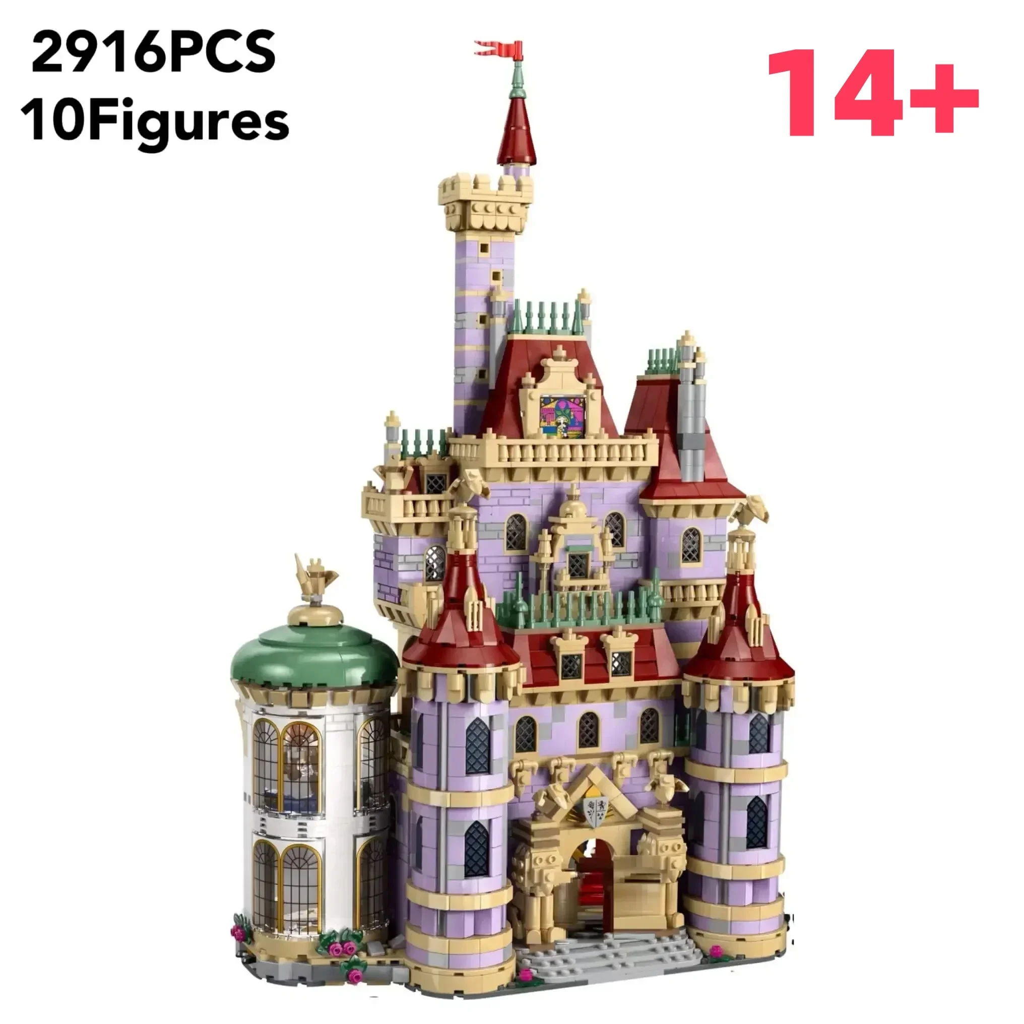 2025 جديد 43263 وحدات بناء قلعة الجمال عرض الشارع بنة الطوب التجميع الإبداعي ديكور المنزل اللعب الهدايا
