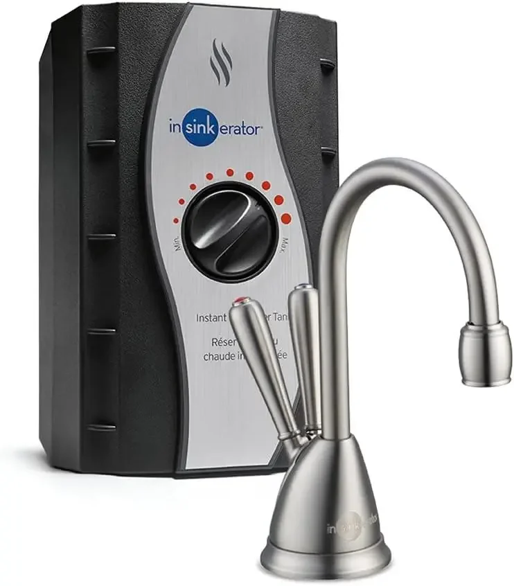 

View Instant Hot & Cold Water Dispenser - Faucet & Tank, Satin Nickel, HC-View-SN 10.00 x 11.50 x 0.00 inches