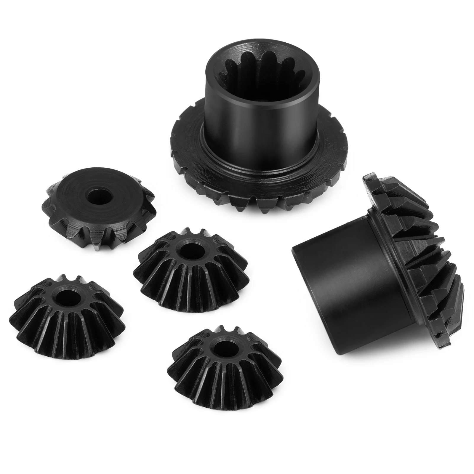 MIBIDAO стальной дифференциал + набор пауковых шестерен для 1/5 X-MAXX RC гусеничный автомобиль, обновленные детали