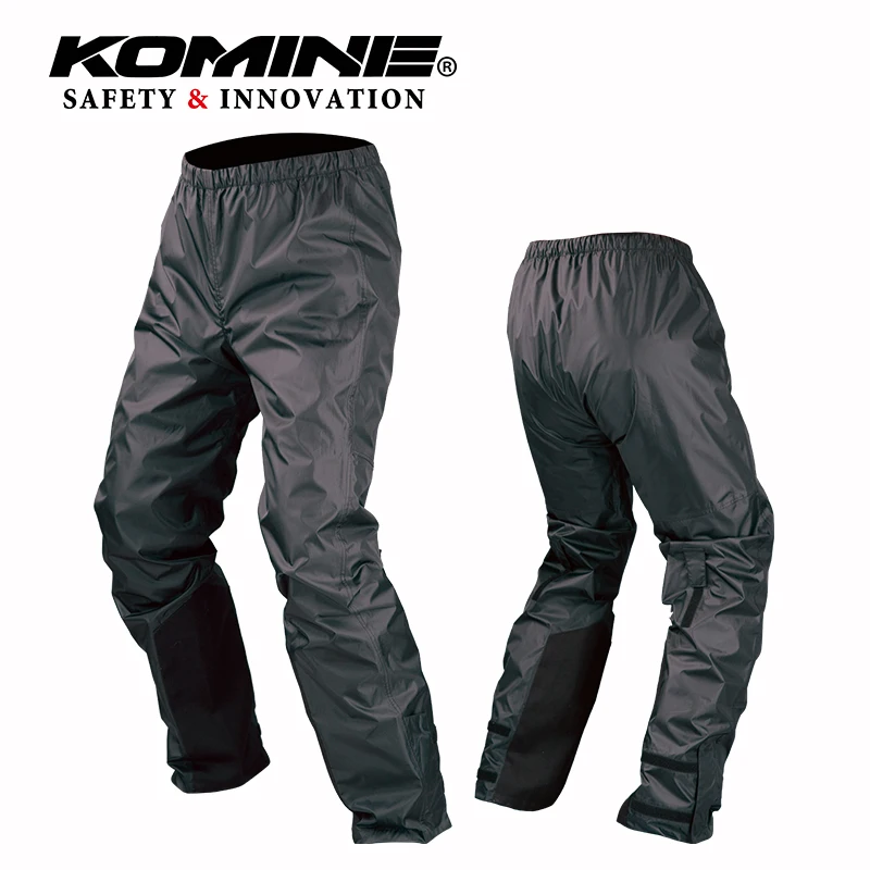 KOMINE Motorcycle Raincoat Pants Split Style Rain Pants Outdoor Motorcycle Waterproof Travel Motorcycle Single Rain Pants RK-538