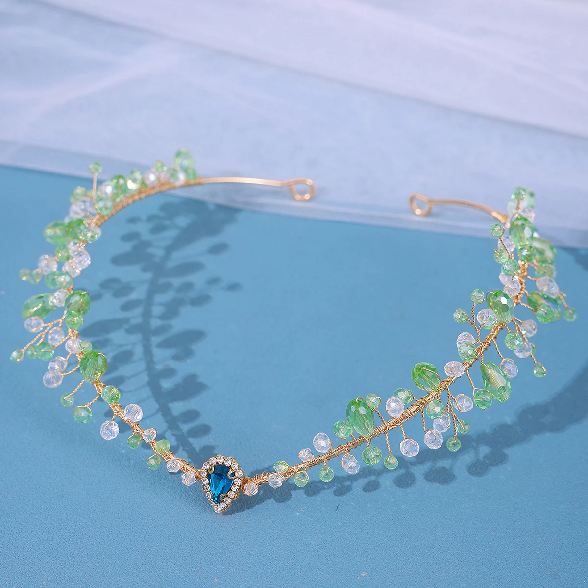 تاج زفاف كريستالي للنساء ، إكليل الملكة والأميرة ، جبهة الزهور ، إكسسوارات شعر الزفاف ، موضة العروس