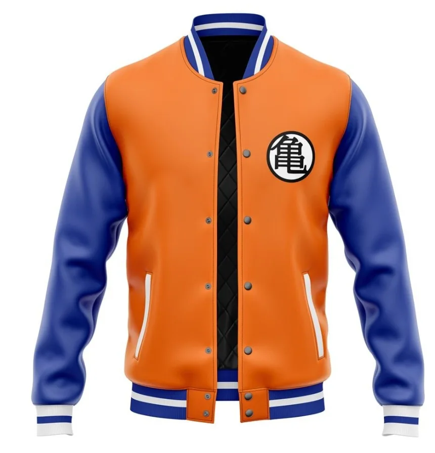 Anime Dragon Ball series Son Goku Jacket Loose Oversized Clothes Casual Men Baseball Clothes Street Coat Warm Fleece Jackets ﻿