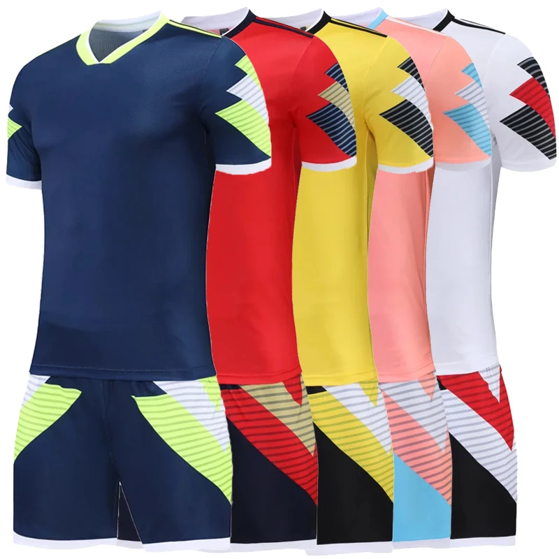 Novos Conjuntos de Camisas de Futebol para Crianças, Uniformes de Treinamento Masculinos, Conjuntos de Uniformes de Equipe, Camisa de Time de Futebol
