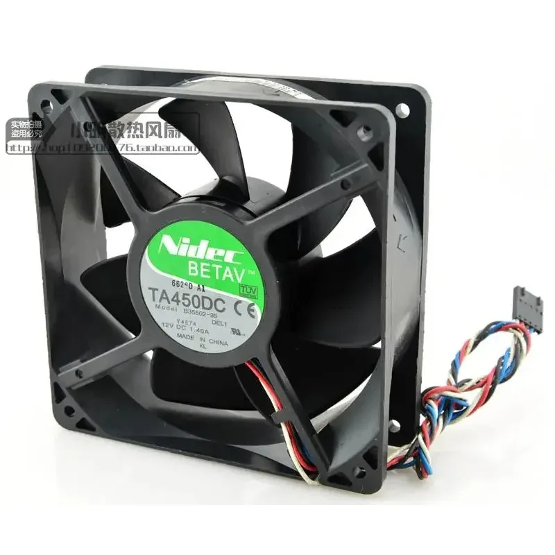 New Cooler Fan for NIDEC B35502-35 12038 12V 1.4A 12cm Large Air Volume CPU Radiator 120 * 120* 38mm