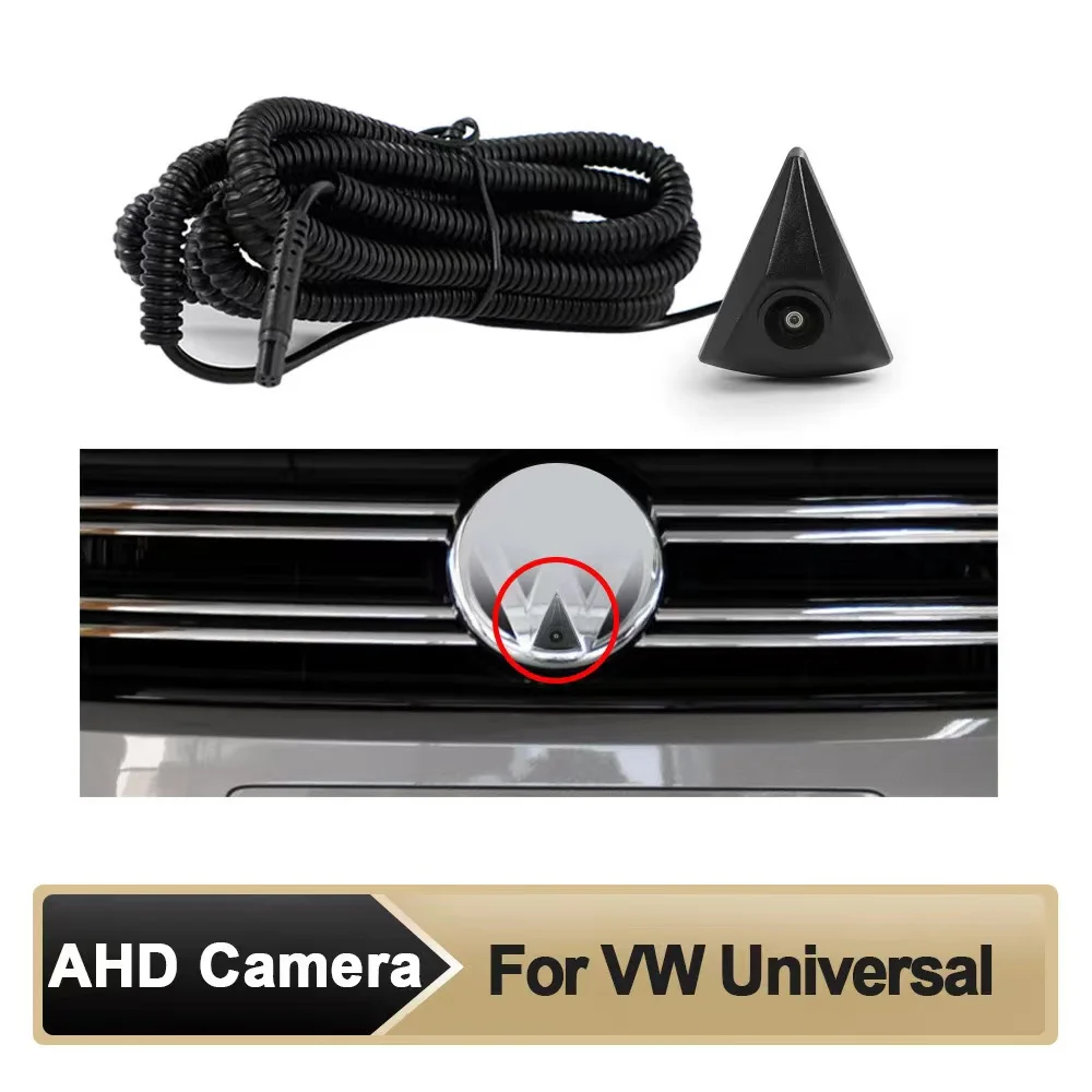 Car AHD Front View OEM Camera HD Night Vision Fisheye 150 ° Camera per Volkswagen Universal Parking Monitoring