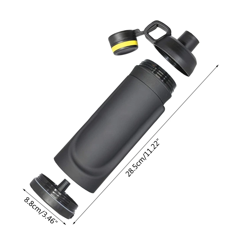 

Безопасная бутылка для воды, емкость для жидкости, отсек для сухого хранения, герметичный