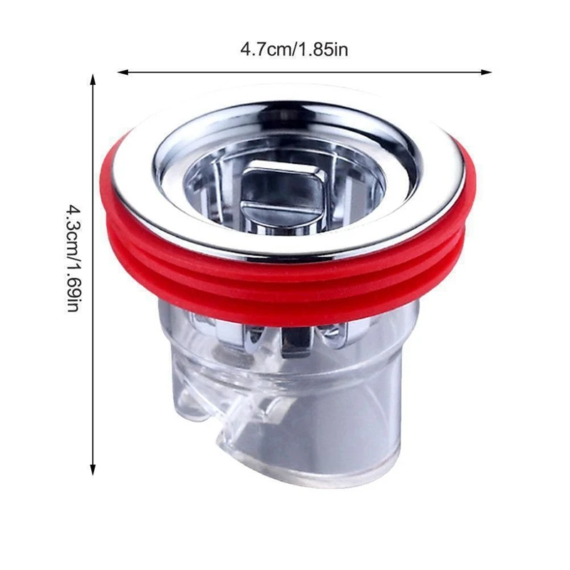Deodorante a prova di odore a prova di insetto in ABS con nucleo di scarico a pavimento per lavabo da 33-45Mm