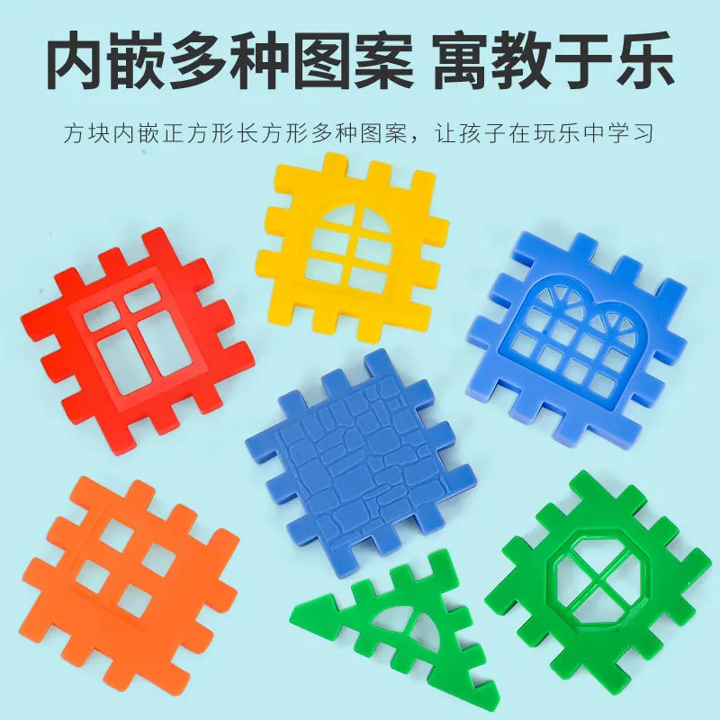 Blocchi da Costruzione per Bambini, Gioco Educativo Creativo da Scrivania in Colori Morandi, Regalo di Compleanno