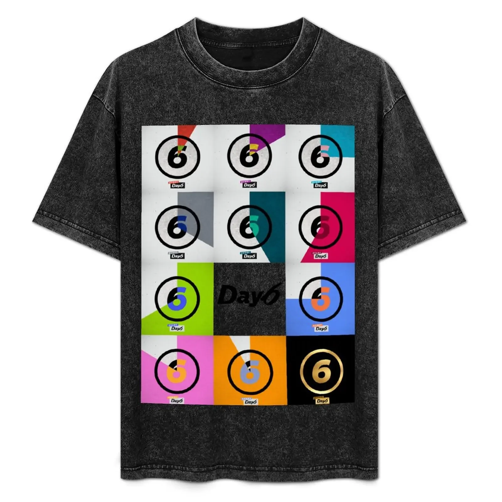 

day6 every day6 T-Shirt baggy shirts aesthetic clothes plus sizes Men's t-shirts